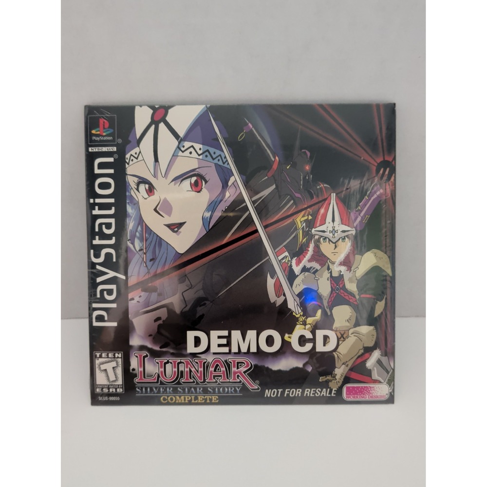 Lunar Silver Star Story Complete Demo CD PS1 PlayStation SLUS-90055 Sealed New